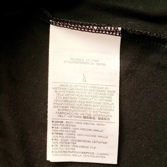 Banana Republic Women's Size L Black tank top Blouse - Picture 7 of 9